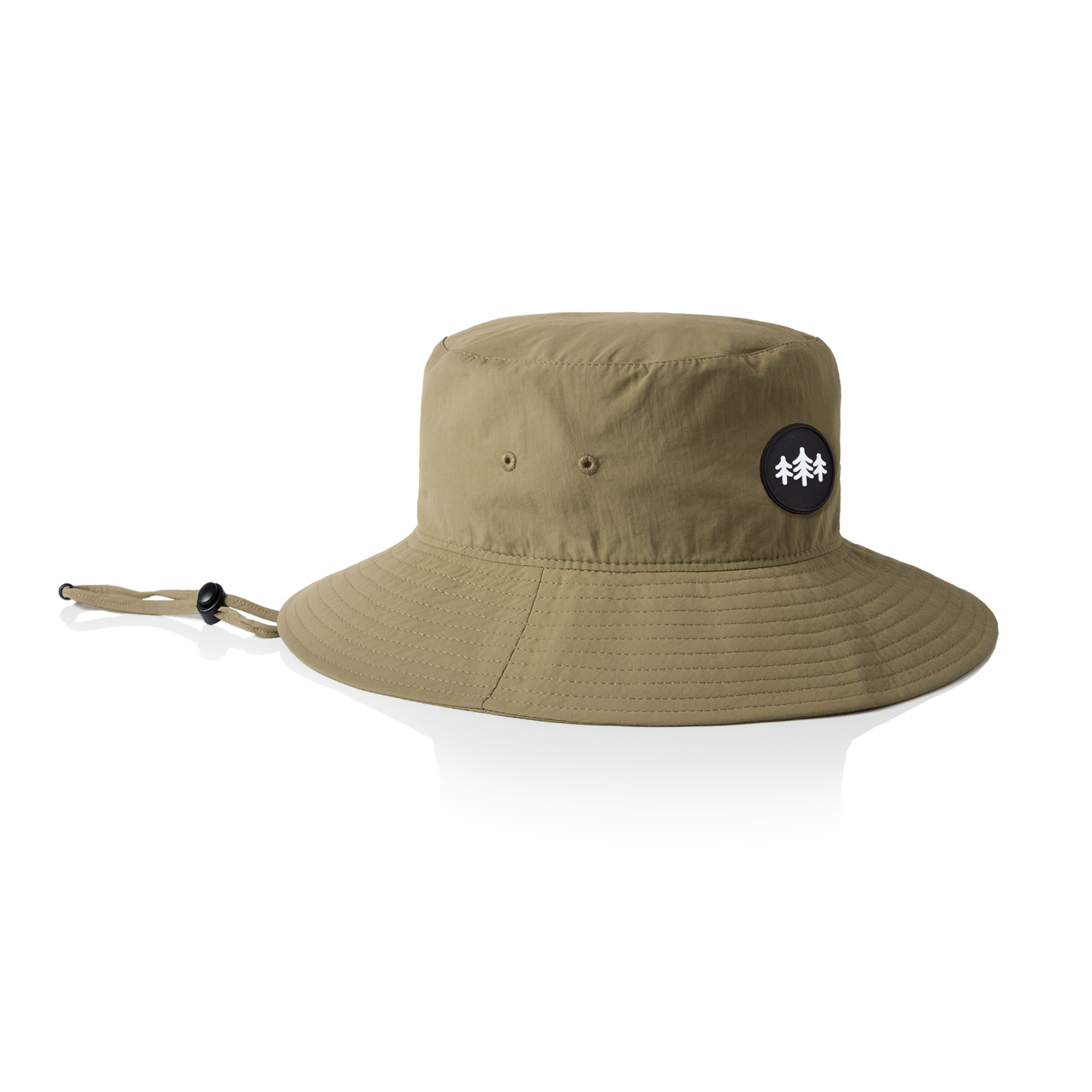 Coin Patch Nylon Bucket Hat