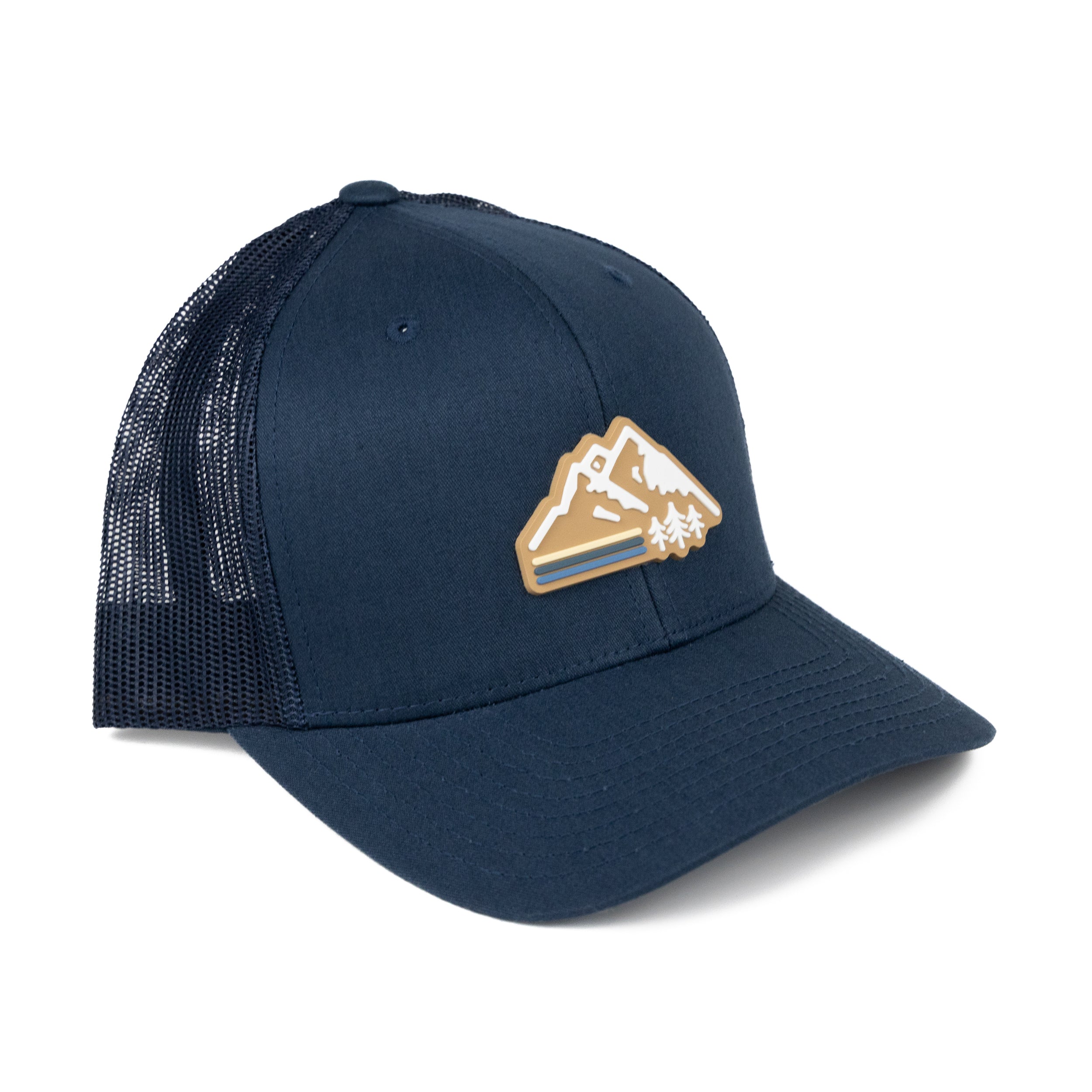 Retro Mountain Trucker Hat