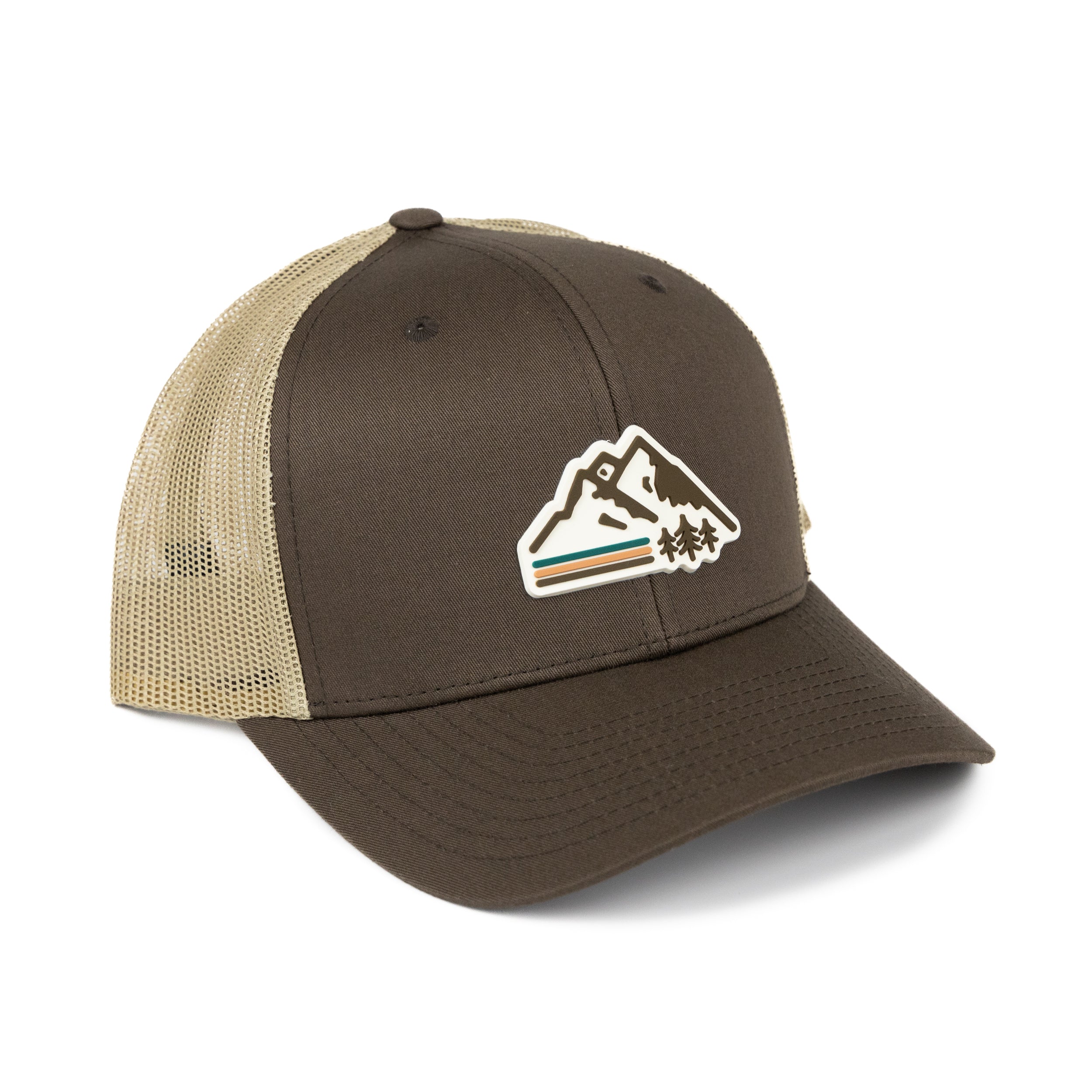 Retro Mountain Trucker Hat