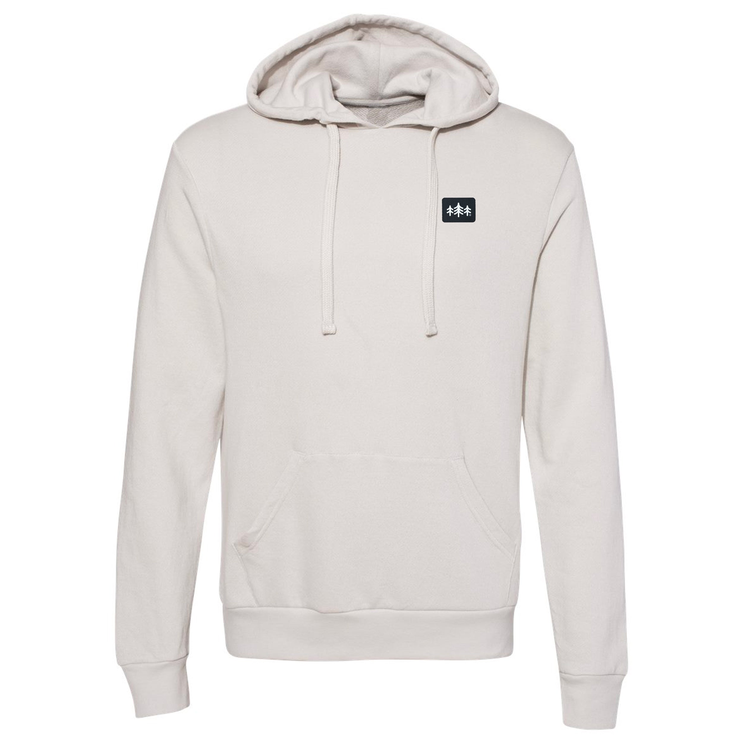 White french cheap terry hoodie