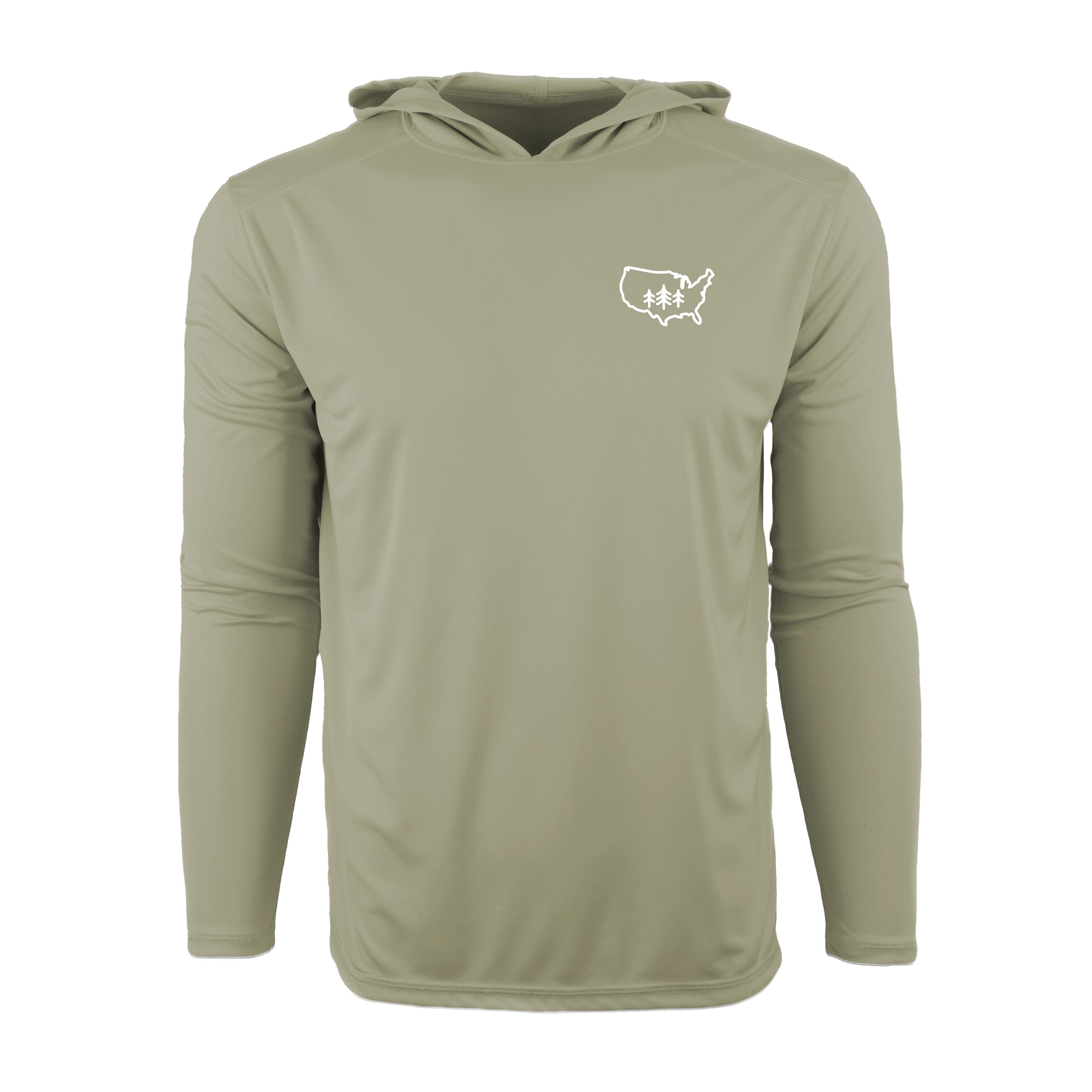 USA TriPine Solar Shield Performance Hoodie
