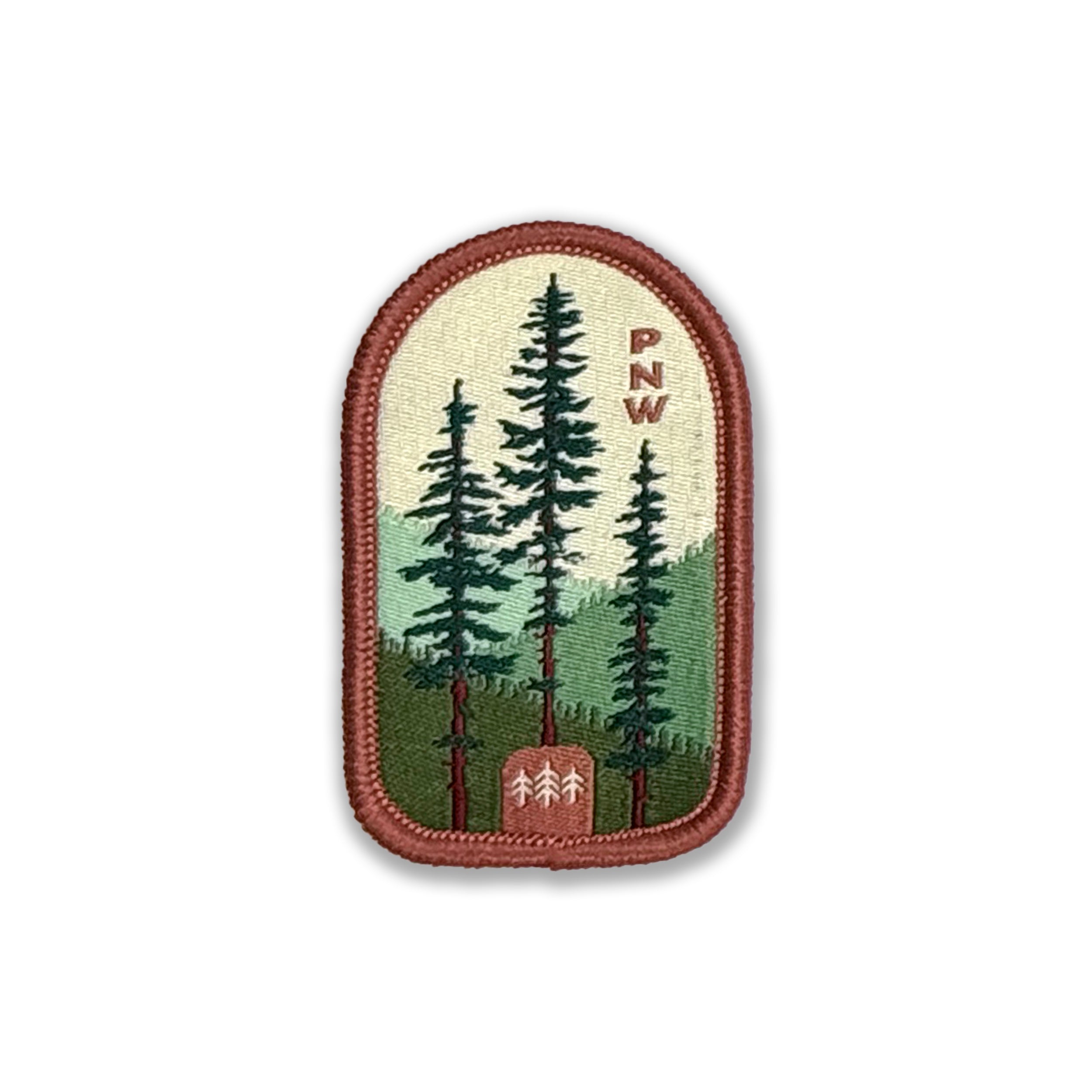 Pacific Northwest Iron-on Woven Patch