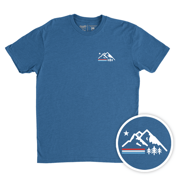Independence Retro Mountain CloudFit Tee
