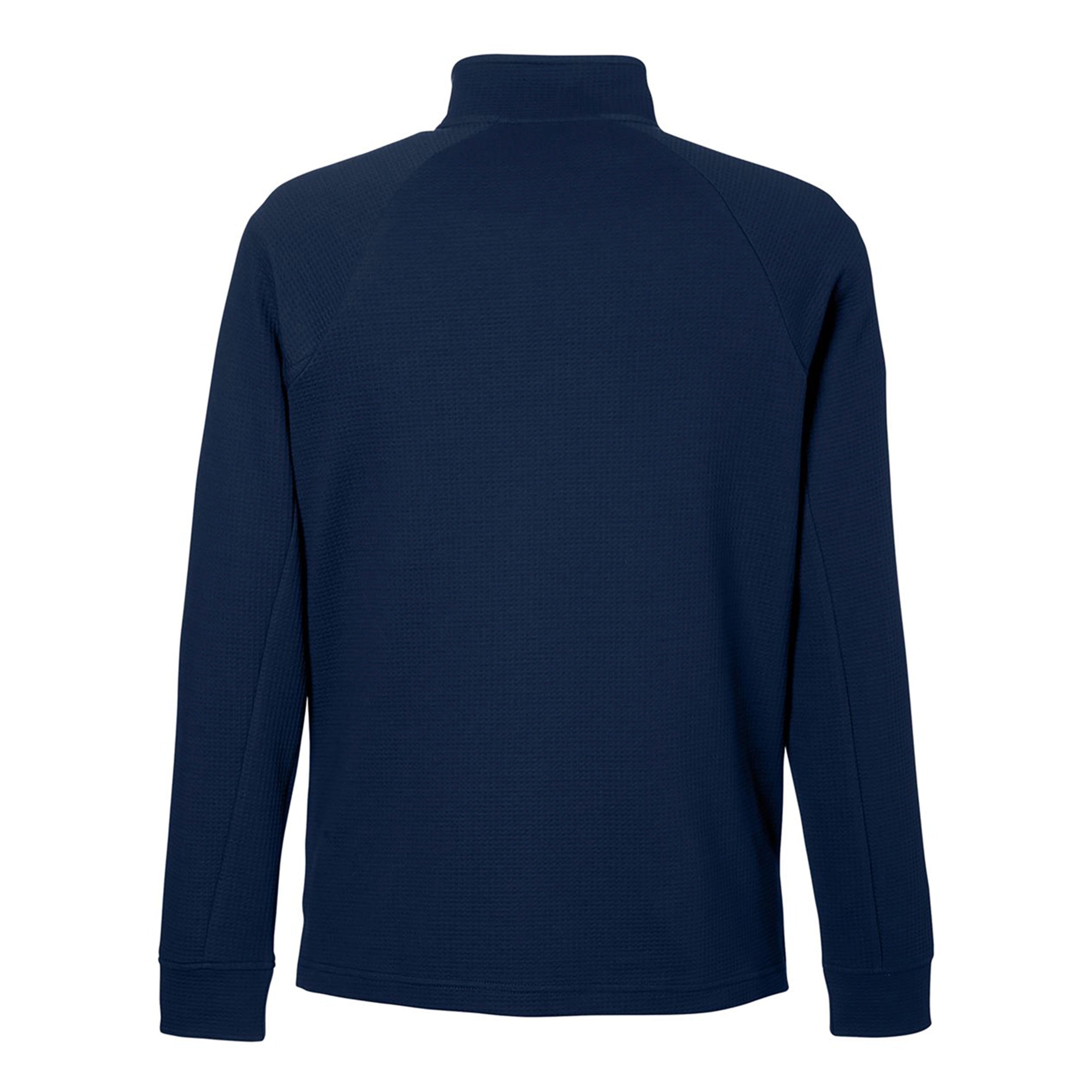 Premium Waffle-Knit Quarter-Zip Pullover