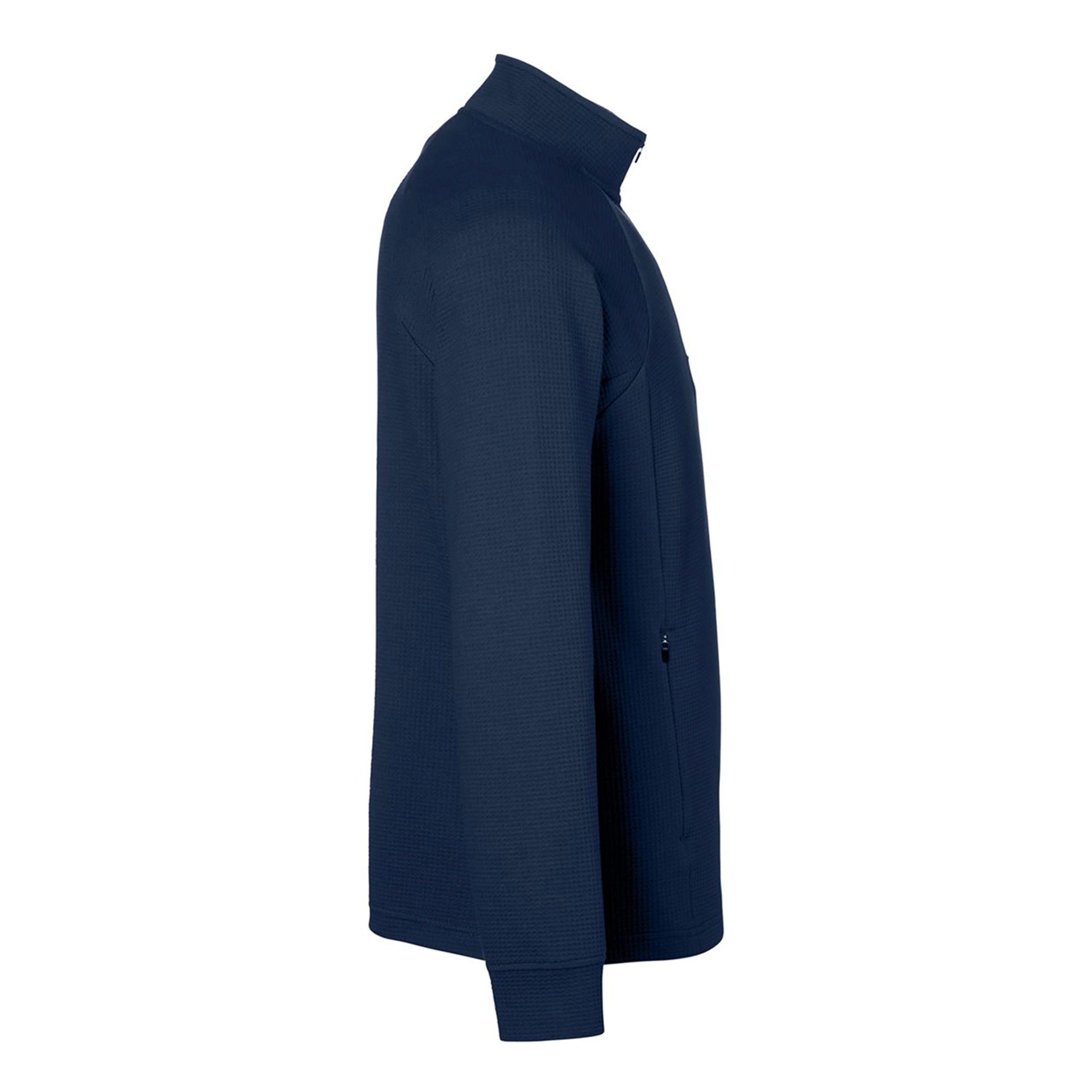 Premium Waffle-Knit Quarter-Zip Pullover