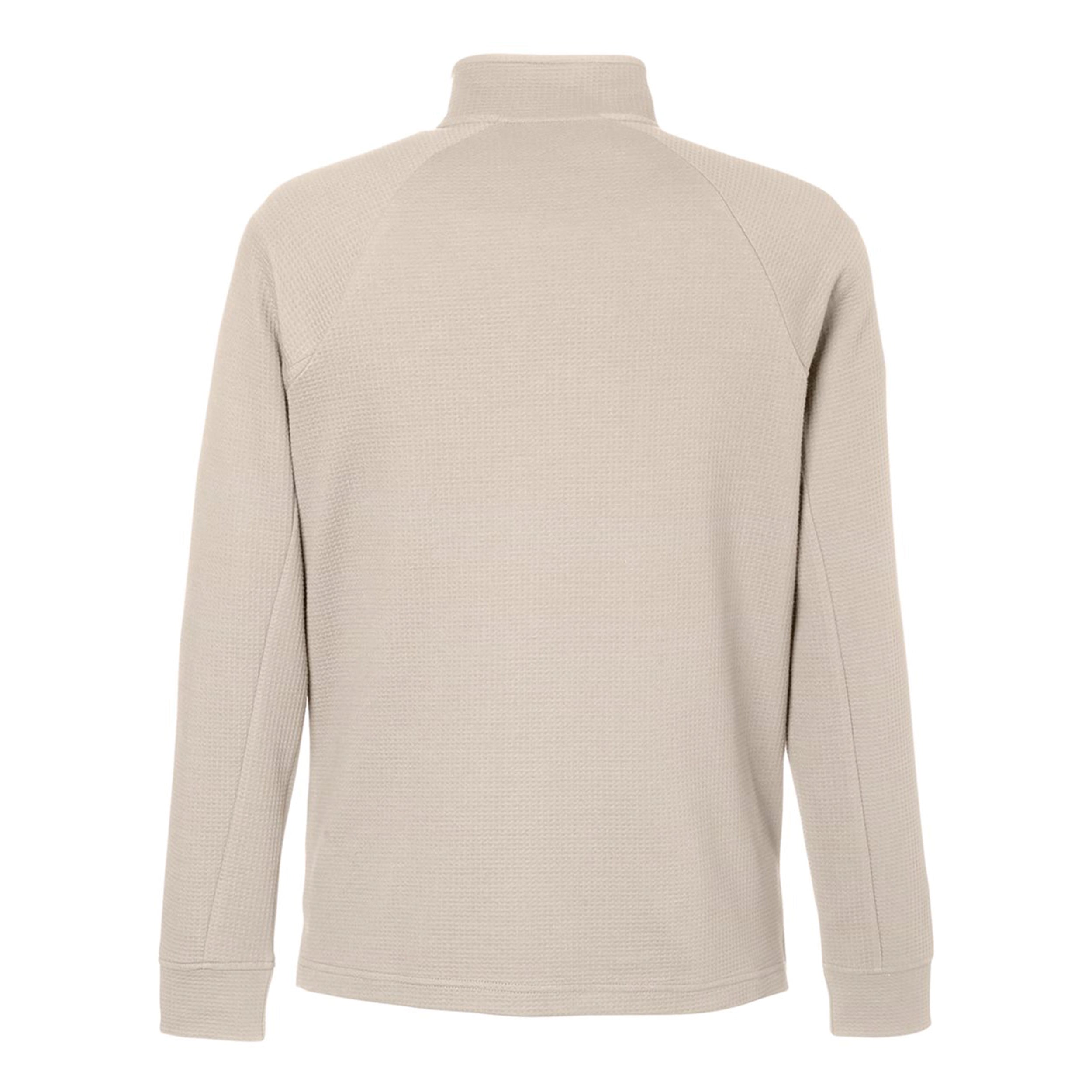 Premium Waffle-Knit Quarter-Zip Pullover
