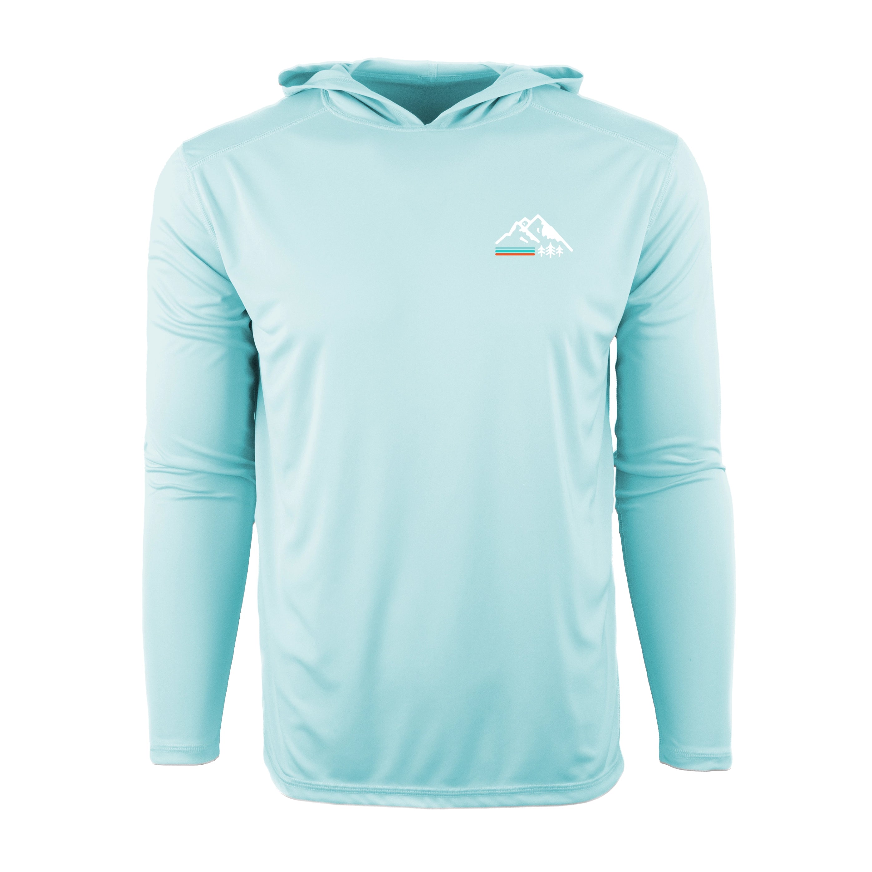 Retro Mountain Solar Shield Performance Hoodie