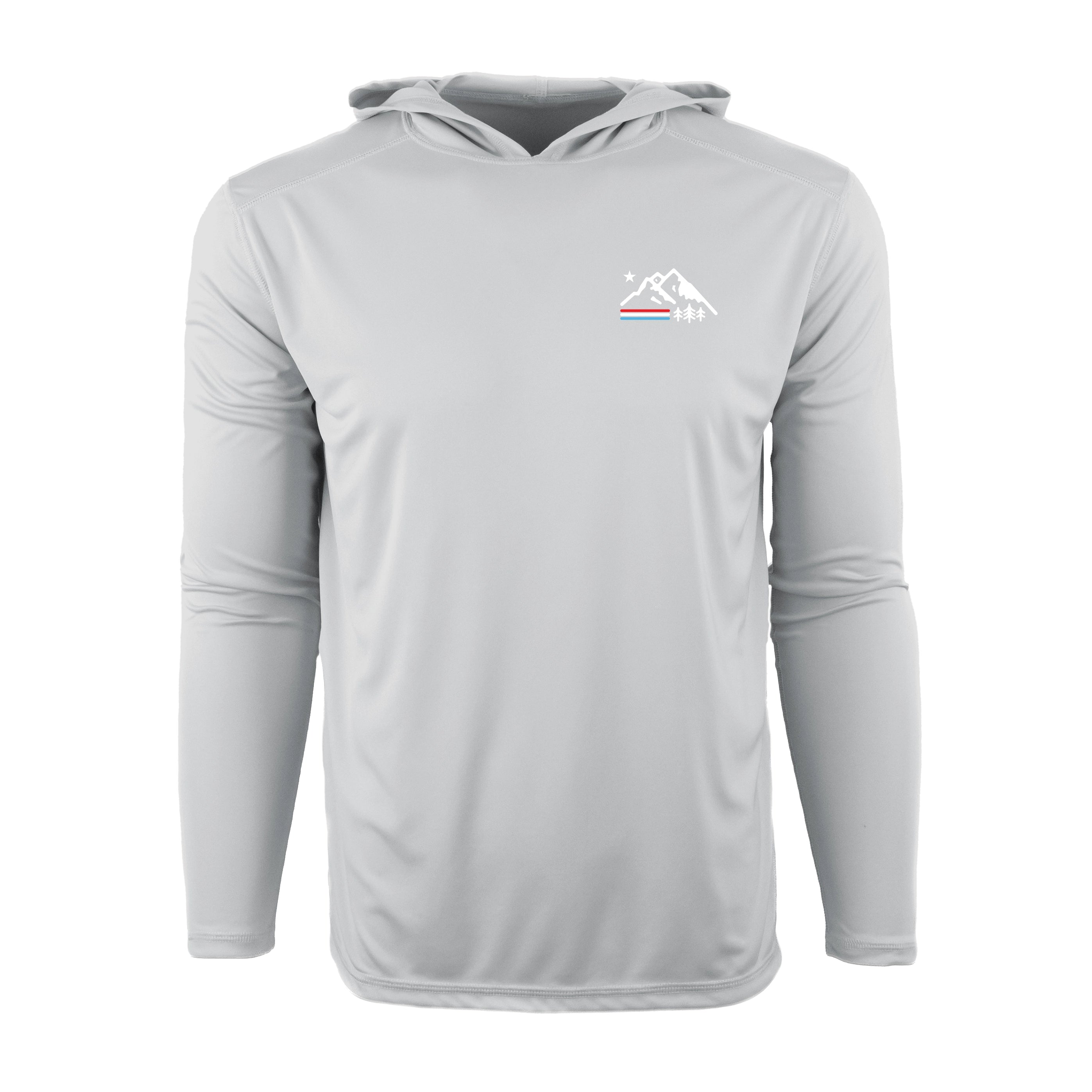 Retro Mountain Solar Shield Performance Hoodie