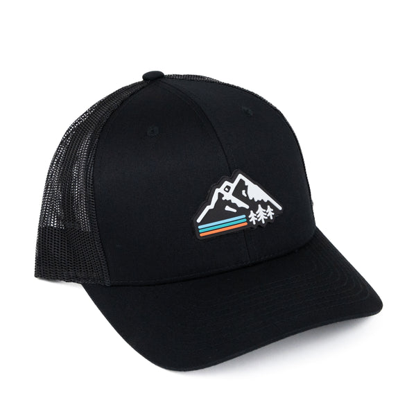 Retro Mountain Trucker Hat
