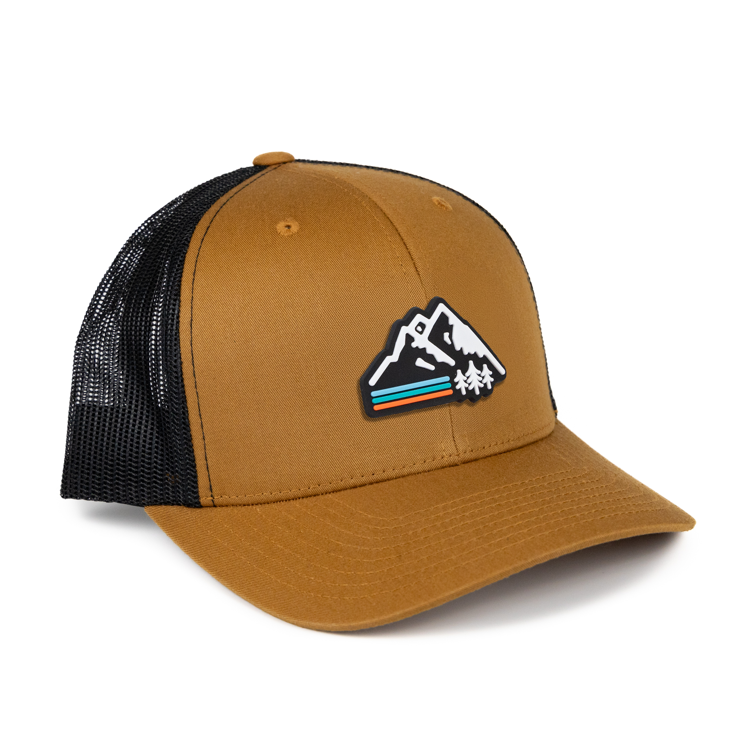 Retro Mountain Trucker Hat