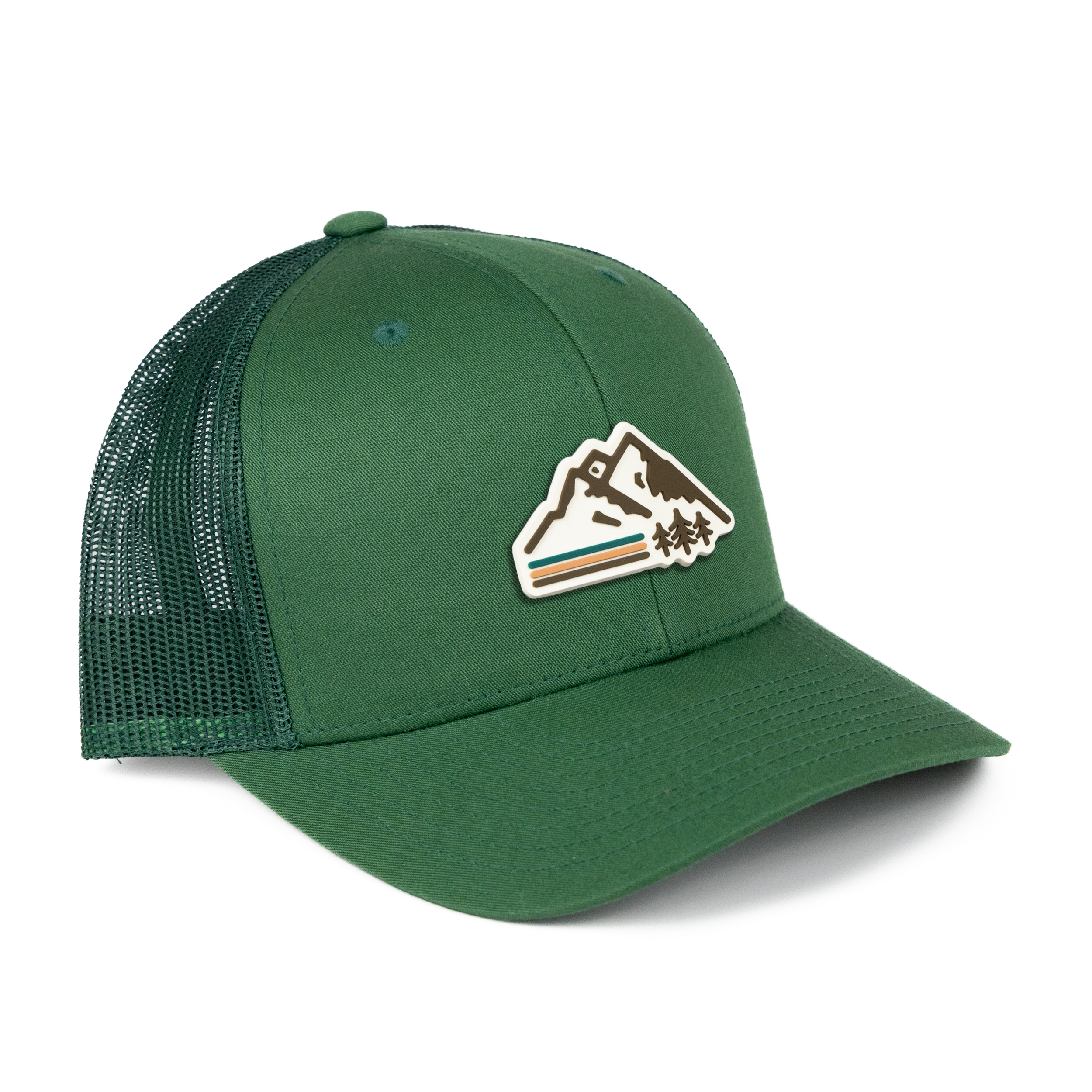 Retro Mountain Trucker Hat