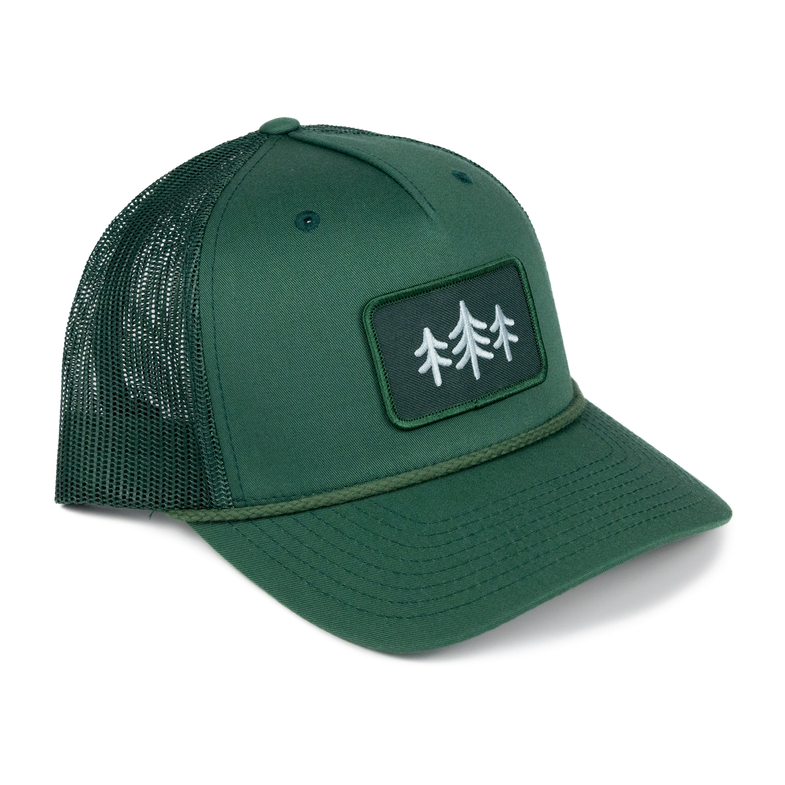 TriPine Patch Rope Trucker Hat