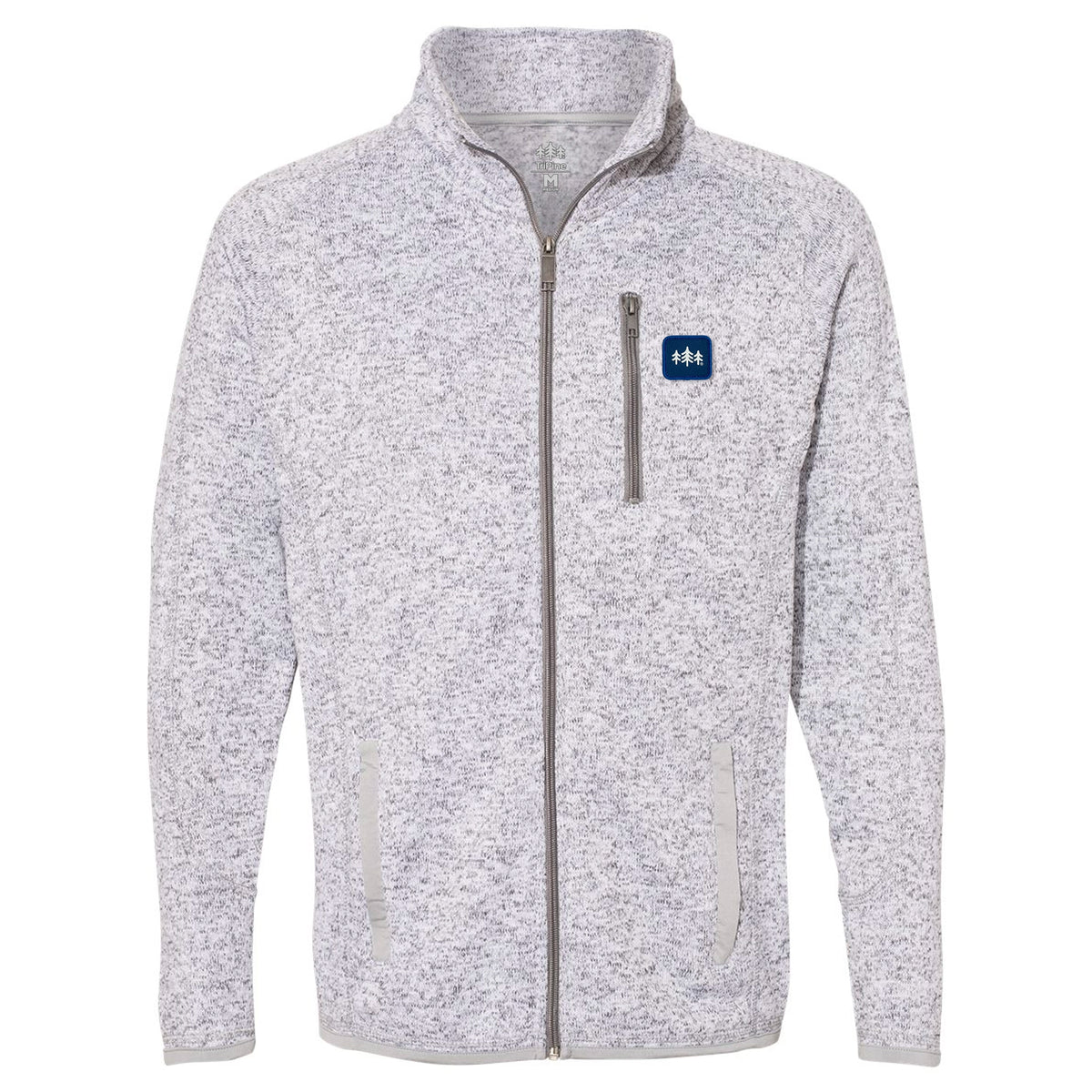 t.japan knit jacket グレー TriPine Sweater Knit Jacket - TriPine