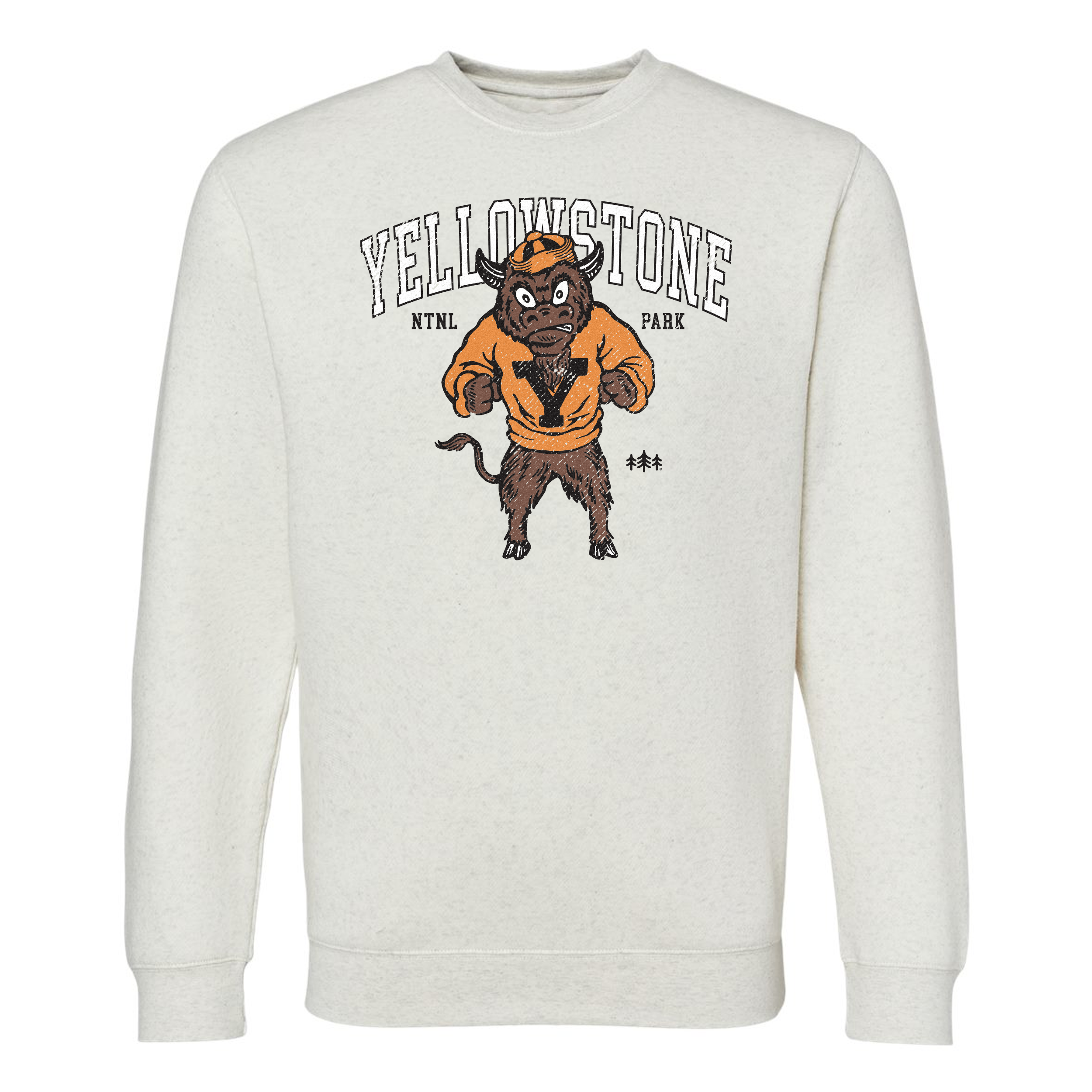 Yellowstone Mascot CloudFit Crewneck Sweatshirt