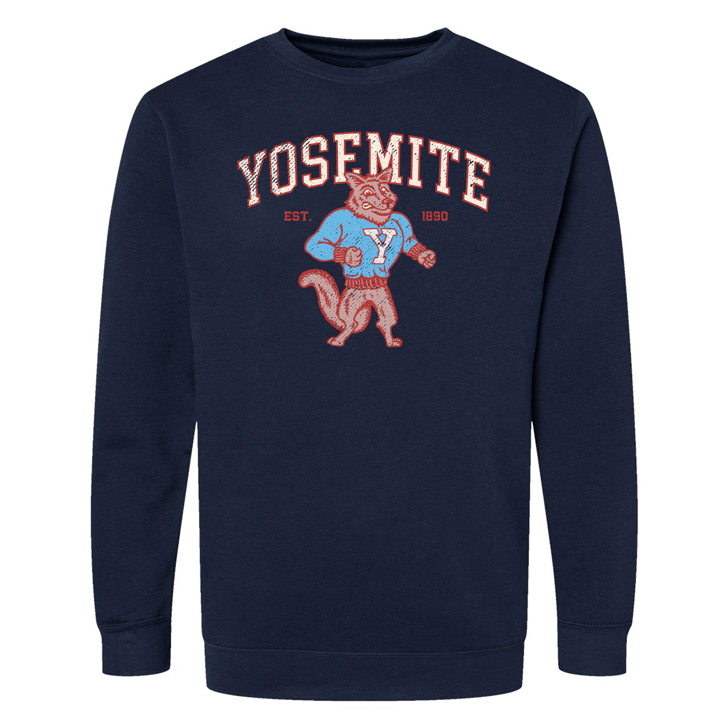 Yosemite Mascot CloudFit Crewneck Sweatshirt