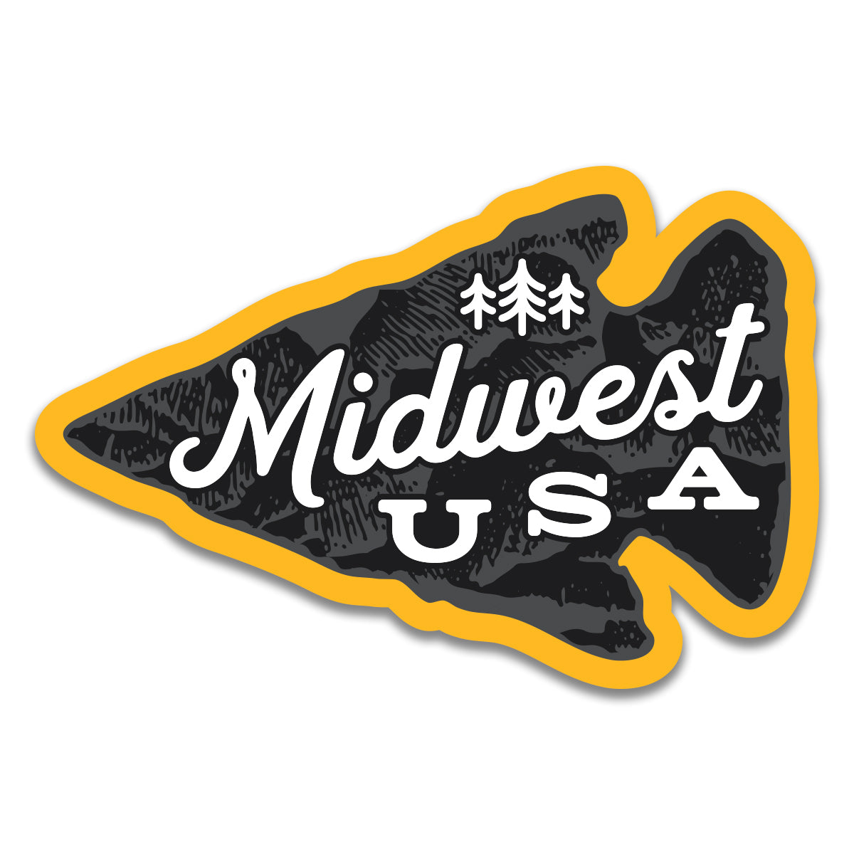 Midwest Arrow Sticker - TriPine