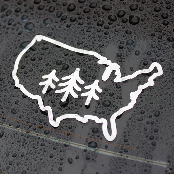 USA TriPine Logo - Vinyl Transfer sticker