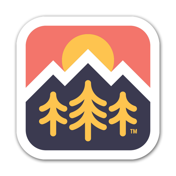 Peaks & Pines - Sticker