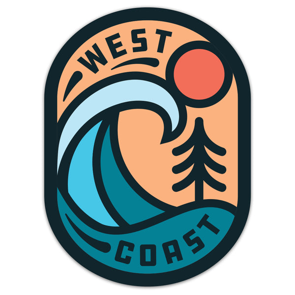 West Coast - Sticker
