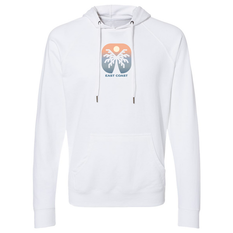 East Coast Palm Lightweight Loop Terry Hoodie