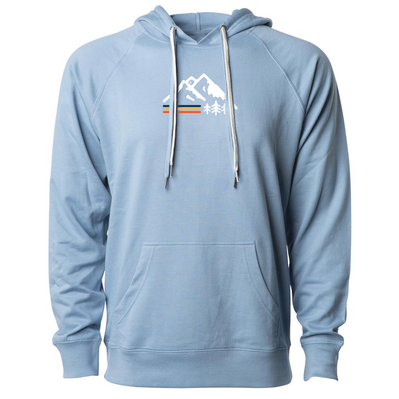Retro Mountain Lightweight Loop Terry Hoodie