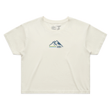 Women's Retro Mountain Crop Tee