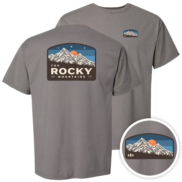 Rocky Mountain Garment Dyed Tee