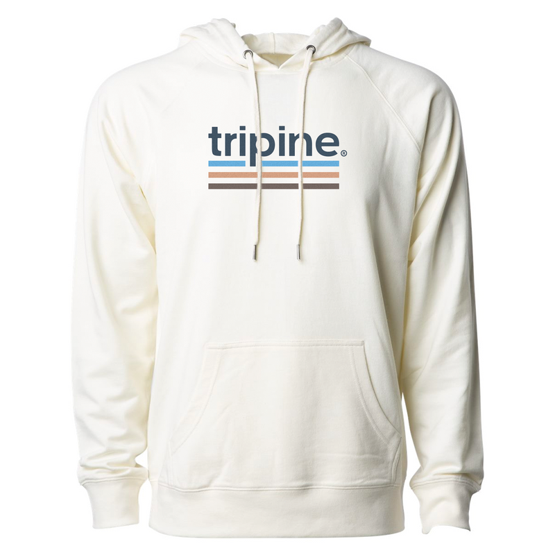 Stripes Lightweight Loop Terry Hoodie